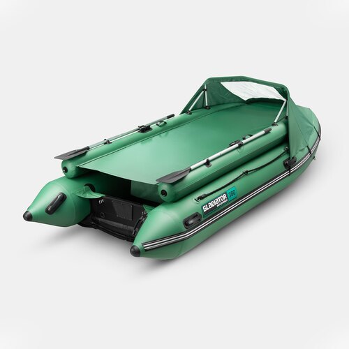 Надувная лодка GLADIATOR E380X PRO зеленый