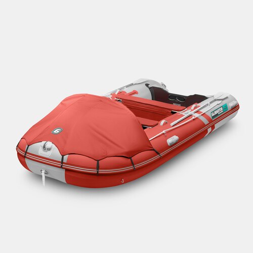 Надувная лодка GLADIATOR C420AL красно-белый