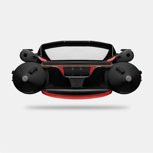 Надувная лодка GLADIATOR E420X красно-черный