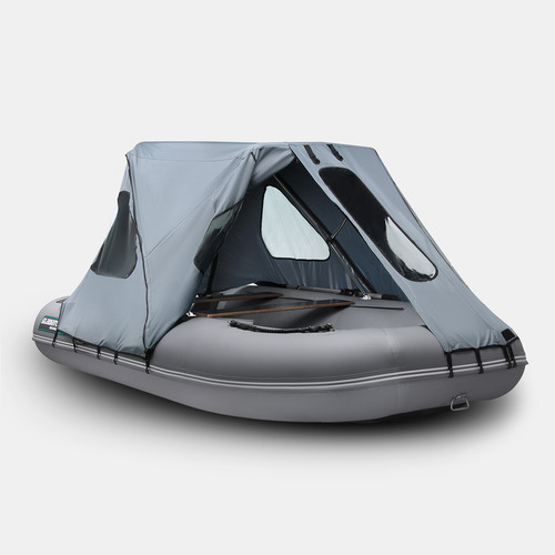Тент ходовой с каркасом для лодок Gladiator C450AL и D450AL серый