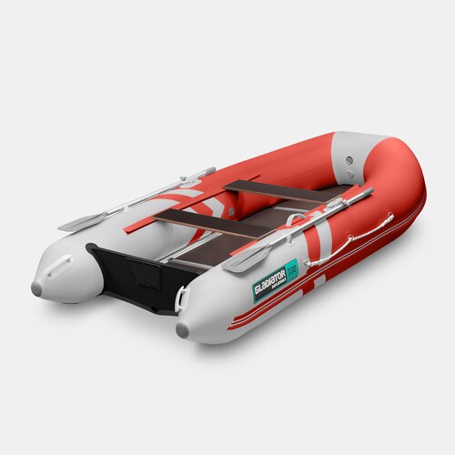 Надувная лодка GLADIATOR B330 красно-белый