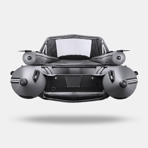 Надувная лодка GLADIATOR E380X PRO темносерый