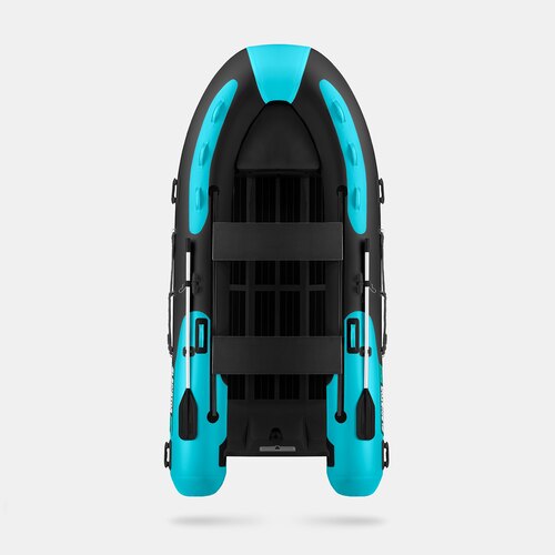 Надувная лодка RIB GLADIATOR AL 420 черно-бирюзовый (СПб)
