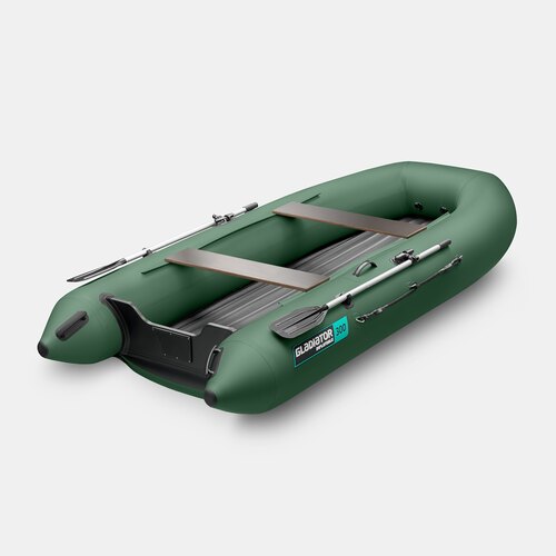 Надувная лодка GLADIATOR E300SL зеленый