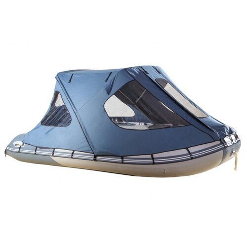 Тент ходовой с каркасом для лодок Gladiator 380 цифровой камуфляж
